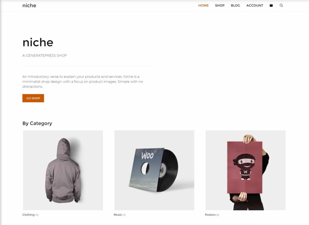 mejores plantillas generatepress woocommerce elementor