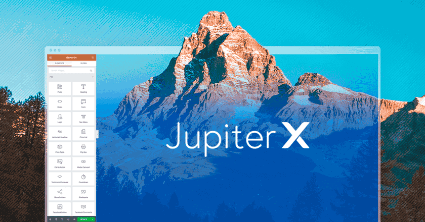 jupiter X mejor plantilla woocommerce elementor
