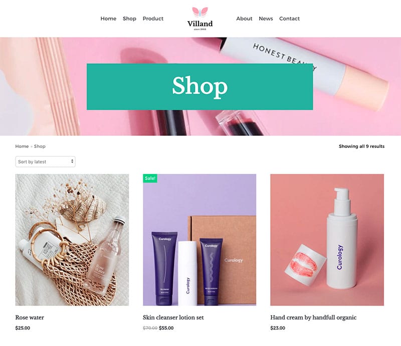 mejores plantillas elementor neve woocommerce